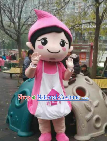 Free Design Professional Custom TV Commerical Mascot Uniforms Mascot Outfits Customized Cute Happy Girls Mascots Costumes