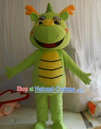 Professional Custom Mascot Uniforms Mascot Outfits Customized Cartoon Character Walking Dragon Mascot Costumes