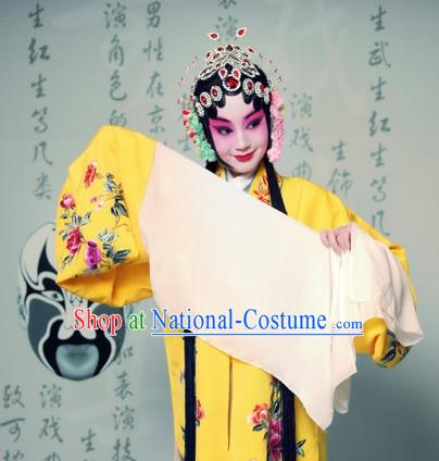 Chinese Opera Hua Dan Costumes and Headpieces Complete Set for Women