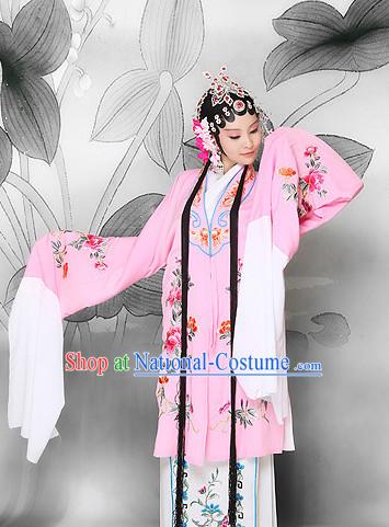 Chinese Opera Hua Dan Costumes and Headpieces Complete Set for Women