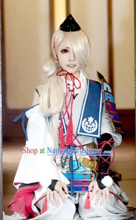 Top Japanese Ancient Swordsman Swordmen Cosplay Costumes Complete Set for Men or Women