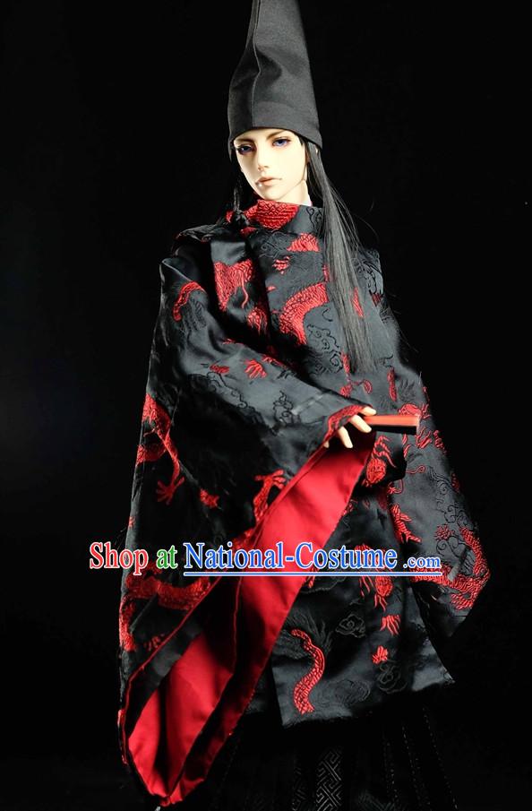 Japanese Traditional Kimono Clothes Complete Set for Men Boys Adults