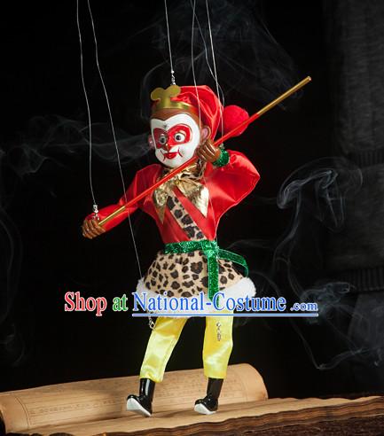 Top Sun Wukong Monkey King Hands Traditional String Puppet