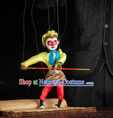 Top Sun Wukong Monkey King Hands Traditional String Puppet