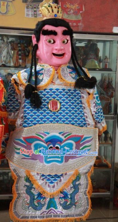 Top Handmade Adult Human Size Taiwan Dianyin Prince Puppet Props Costumes Decorations Display Parade