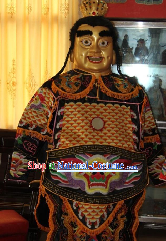 Top Handmade Adult Human Size Taiwan Dianyin Prince Puppet Props Costumes Armor Decorations Display Parade