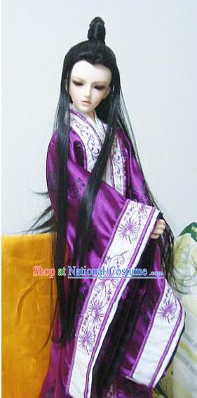 Chinese Classical Actor Hanfu Costumes Complete Set for Men