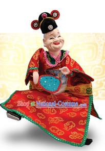 Traditional Chinese Handmade City Gatekeeper Glove Puppet Hand Puppets