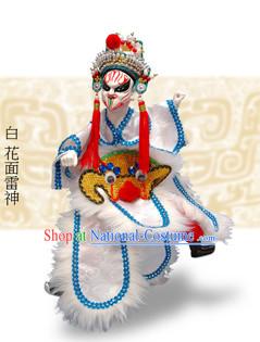 Traditional Chinese Handmade Thunder Spirit Hand Puppets Hand Marionette Puppet