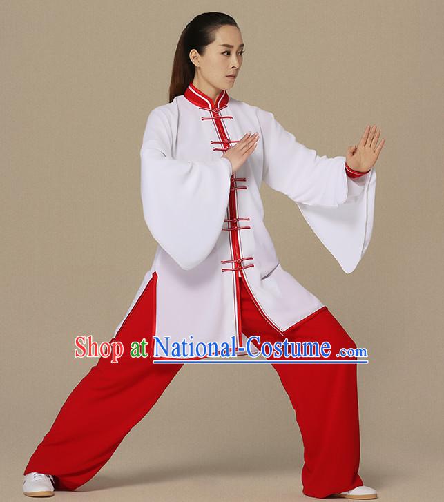 Top Kung Fu Competition Suits Kung Fu Gi Kung Fu Apparel Oriental Dress Wing Chun Apparel Taiji Uniform Chinese Kung Fu Outfit for Men Women Kids  Adults