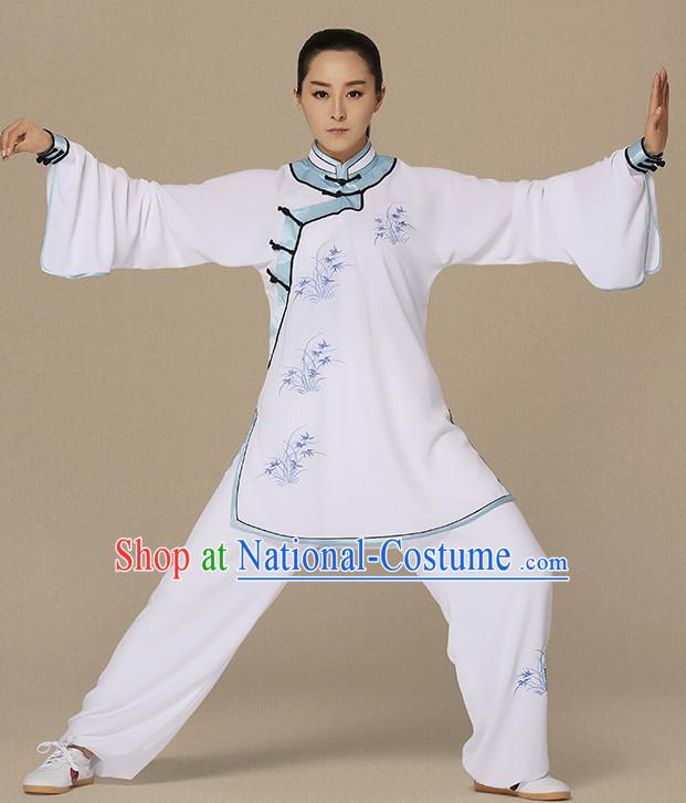 Top Kung Fu Competition Suits Kung Fu Gi Kung Fu Apparel Oriental Dress Wing Chun Apparel Taiji Uniform Chinese Kung Fu Outfit for Men Women Kids  Adults