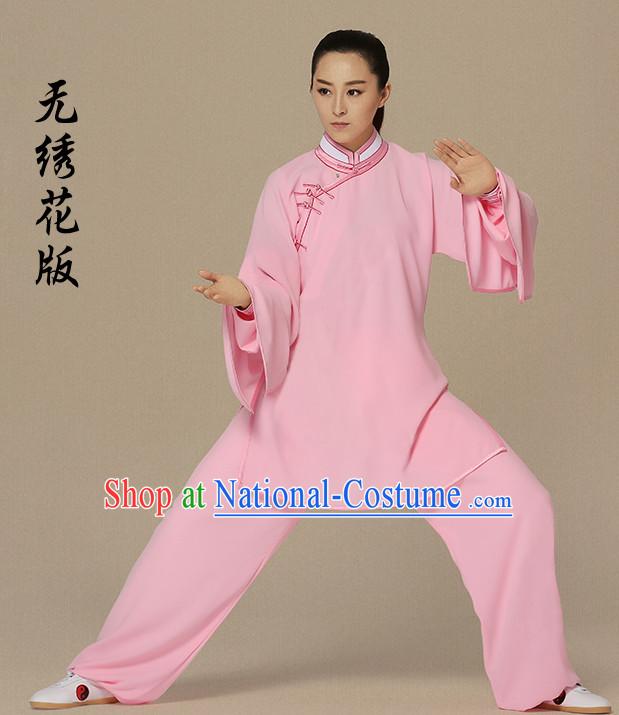 Top Kung Fu Competition Suits Kung Fu Gi Tai Chi Apparel Oriental Dress Wing Chun Apparel Taiji Uniform Chinese Kung Fu Outfit for Men Women Kids  Adults