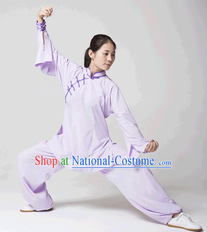 Top Kung Fu Competition Suits Kung Fu Gi Tai Chi Apparel Oriental Dress Wing Chun Apparel Taiji Uniform Chinese Kung Fu Outfit for Men Women Kids Adults