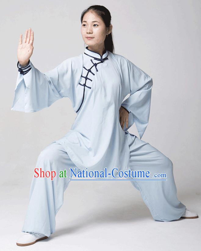 Top Kung Fu Competition Suits Kung Fu Gi Tai Chi Apparel Oriental Dress Wing Chun Apparel Taiji Uniform Chinese Kung Fu Outfit for Men Women Kids Adults