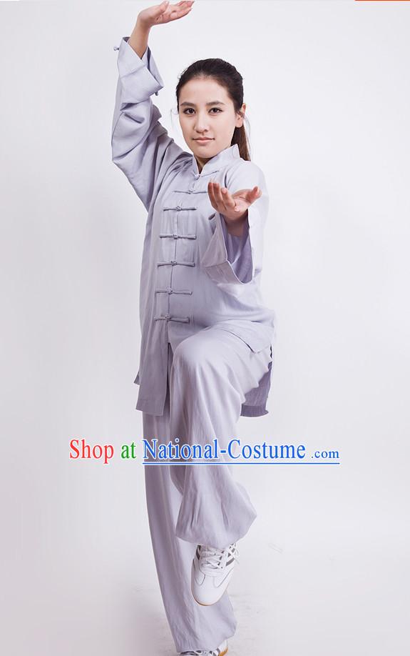 Top Kung Fu Competition Suits Kung Fu Gi Tai Chi Apparel Oriental Dress Wing Chun Apparel Taiji Uniform Chinese Kung Fu Outfit for Men Women Kids Adults