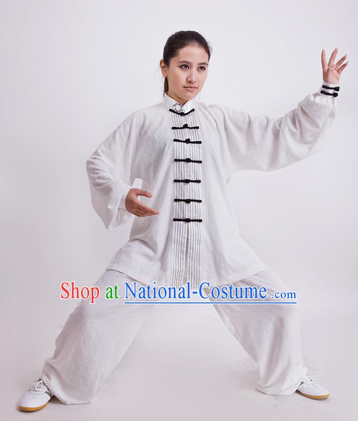 Top Kung Fu Competition Suits Kung Fu Gi Tai Chi Apparel Oriental Dress Wing Chun Apparel Taiji Uniform Chinese Kung Fu Outfit for Men Women Kids Adults