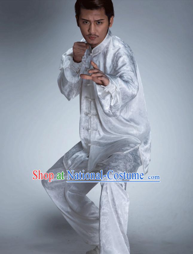 Top Kung Fu Competition Suits Kung Fu Gi Tai Chi Apparel Oriental Dress Wing Chun Apparel Taiji Uniform Outfit for Men Women Children Adults