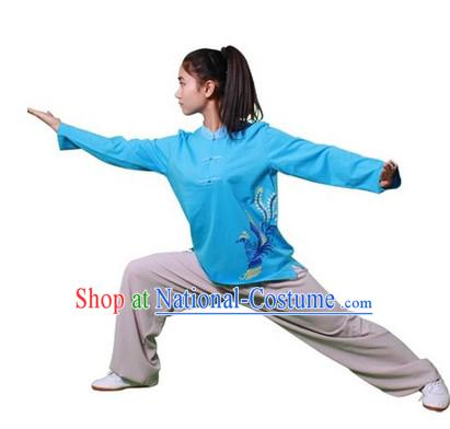 Chinese Traditional Kung Fu Practice and Competition Costume Wing Chun Apparel Taiji Tai Chi Uniform for Adults Children Women Girls