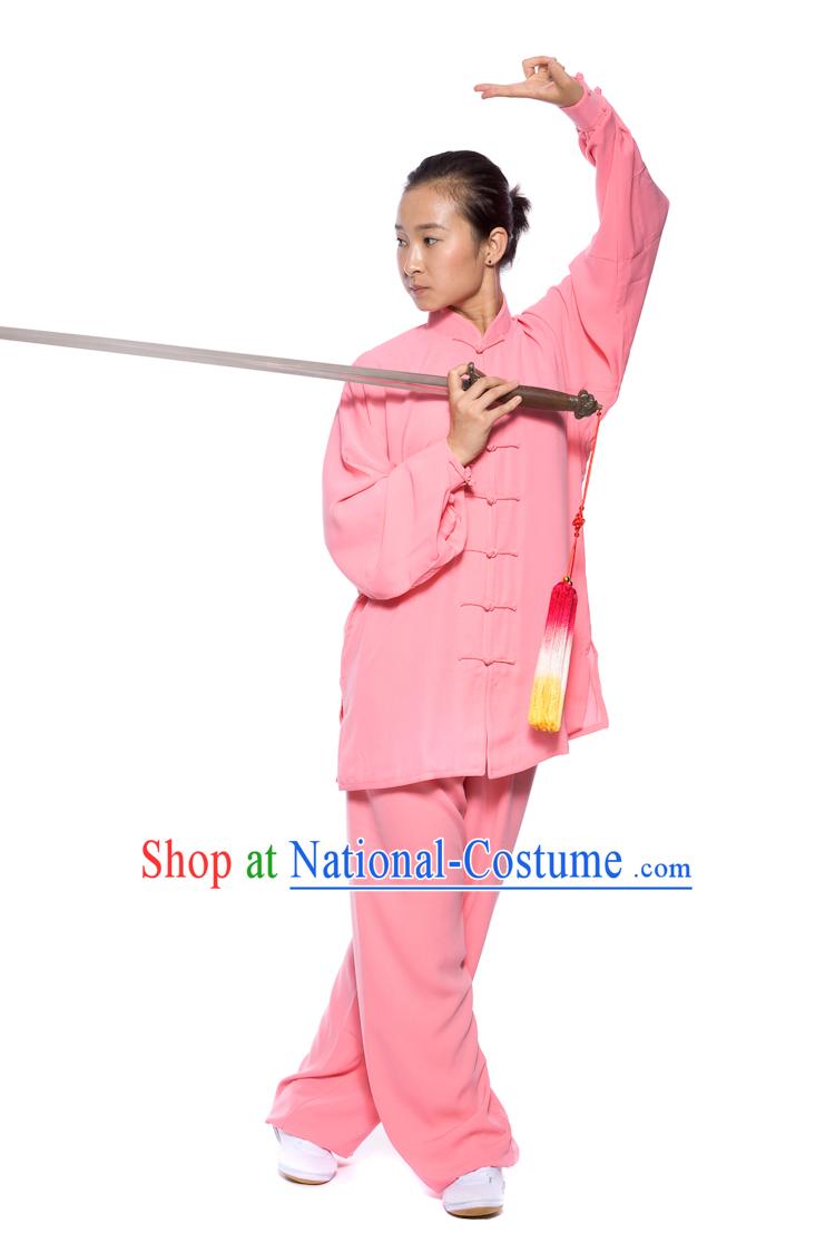 Chinese Traditional Kung Fu Martial Arts Practice and Competition Costume Wing Chun Apparel Taiji Tai Chi Uniform for Adults Children Men Women Boys Girls