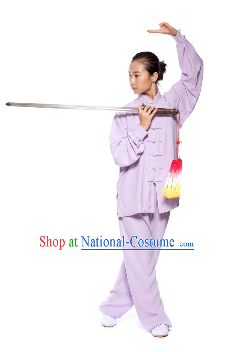 Chinese Traditional Kung Fu Martial Arts Practice and Competition Costume Wing Chun Apparel Taiji Tai Chi Uniform for Adults Children Men Women Boys Girls