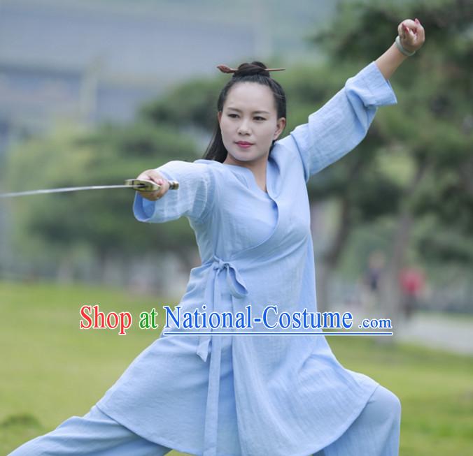 Top Wudang Tai Ji Master Taoist Uniform Taiji Tai Chi Uniforms for Adults Children Men Women Boys Girls