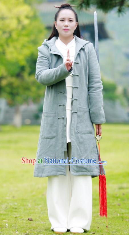 Top Wudang Winter Wear Tai Ji Master Taoist Uniform Taiji Tai Chi Uniforms for Adults Children Men Women Boys Girls