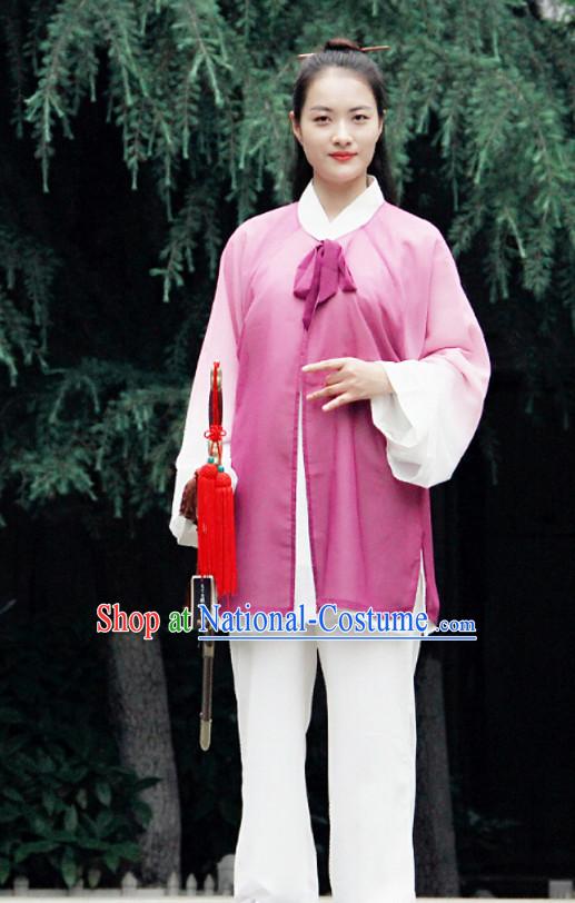 Top Wudang Tai Ji Master Taoist Uniform Taiji Tai Chi Uniforms for Adults Children Men Women Boys Girls