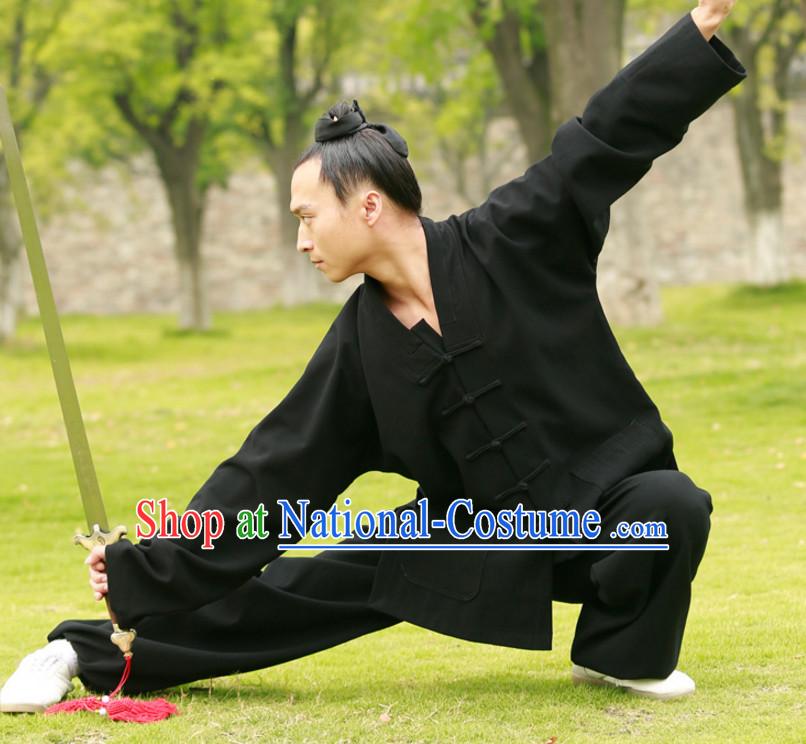 Top Wudang Tai Ji Master Taoist Uniform Taiji Tai Chi Uniforms for Adults Children Men Women Boys Girls