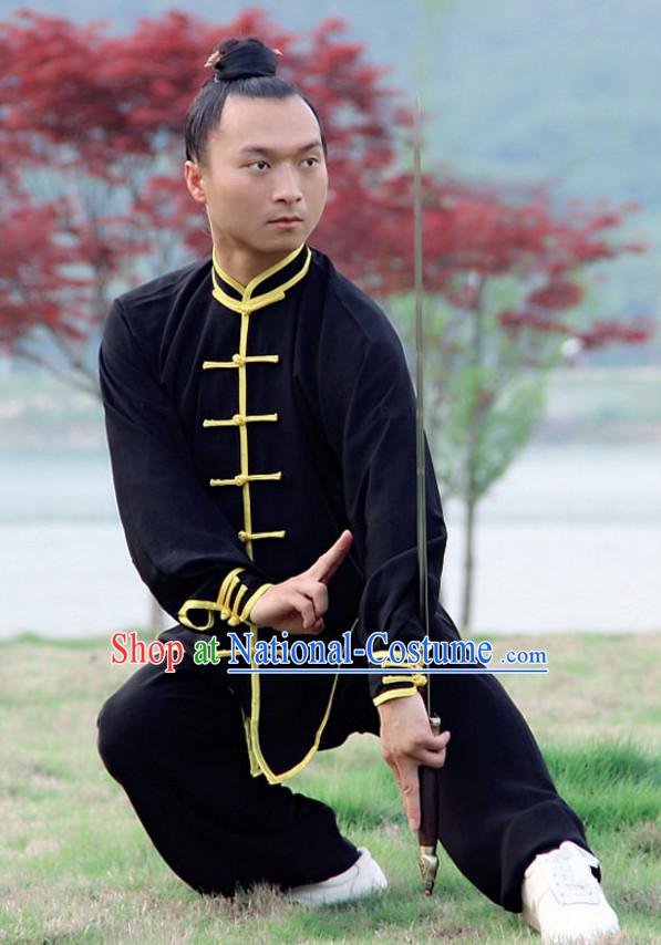 Top Wudang Tai Ji Master Taoist Uniform Taiji Tai Chi Uniforms for Adults Children Men Women Boys Girls