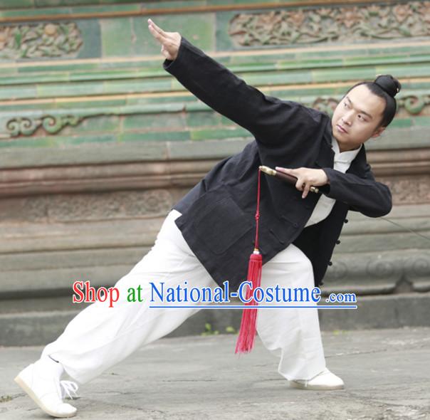 Top Wudang Tai Ji Master Taoist Pants Uniform Taiji Tai Chi Uniforms for Adults Children Men Women Boys Girls