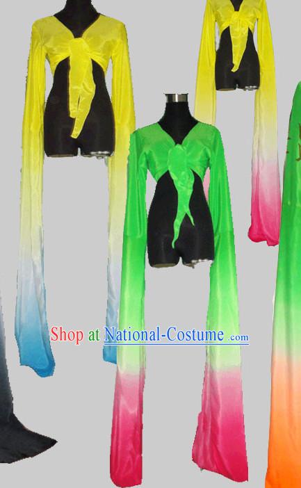 Color Changing Chinese Classical Water Sleeve Dance Costumes for Women Adults Kids