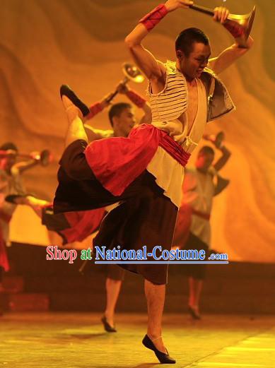 Chinese Classical Folk Dance Costumes for Men