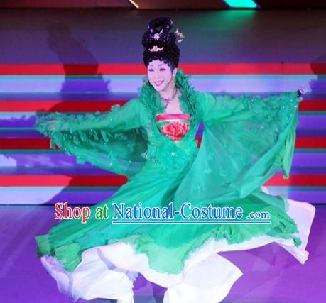 Ancient Chinese Empress Dresses Costumes and Hair Jewelry Complete Set for Women Girls Adults KIds