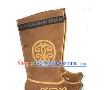 Asian Chinese Film Handmade Ancient Boots for Men Boys Adults Children