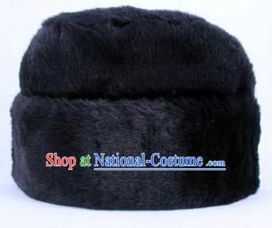 Traditional Chinese Black Hat for Men