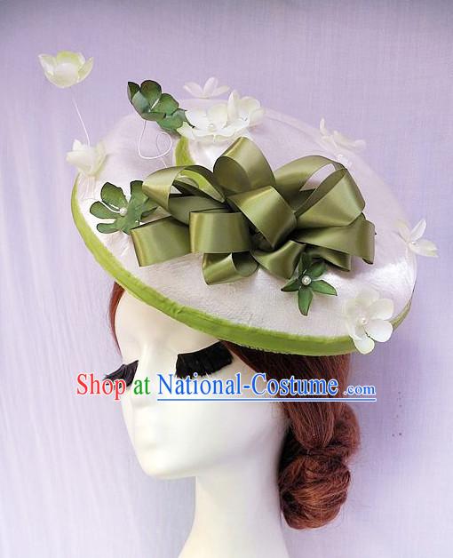 Handmade Flower Middle Eve Hat Headpieces for Girls and Women