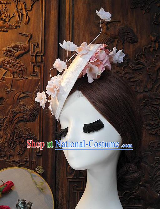 Handmade Flower Spring Hat Headpieces for Girls and Women