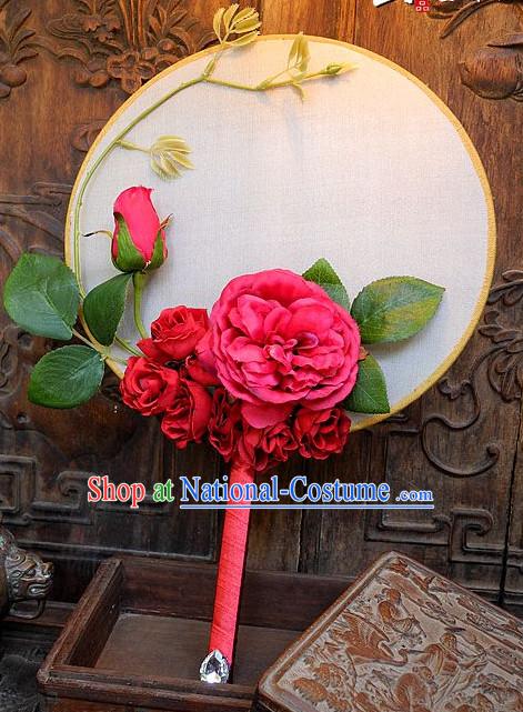 Handmade Ancient Chinese Imperial Royal Empress Princess Empress Fan