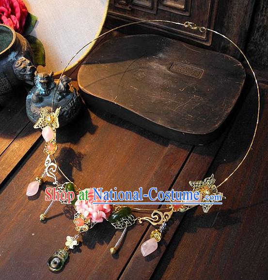 Handmade Ancient Chinese Imperial Royal Empress Princess Empress Necklace