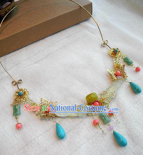 Handmade Ancient Chinese Imperial Royal Empress Princess Empress Necklace