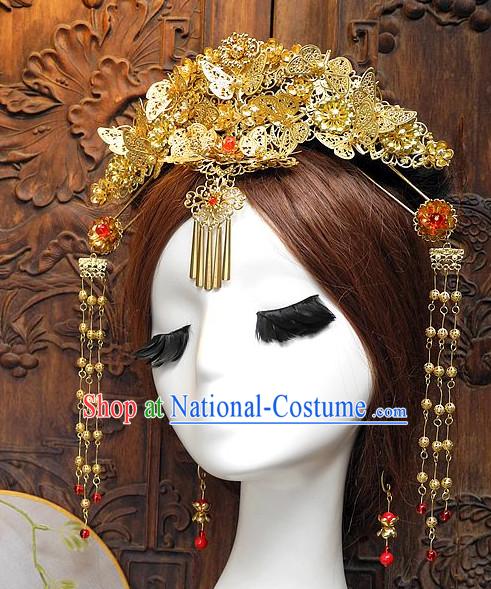 Ancient Chinese Empress Princess Queen Hair Style Accessories Hair Sticks Clips Hair Pin Hair Pieces Combs Ancient Chinese Chopsticks Asian Wedding Bridal Hair Ornaments