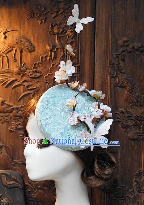 Top Imperial Royal Handmade Flower Decoration Hat for Ladies