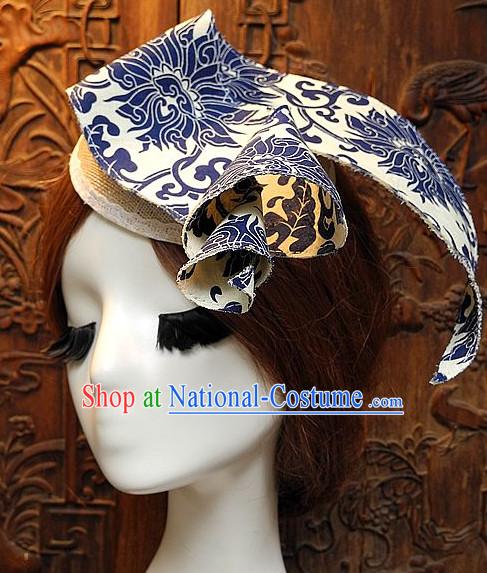 Top Imperial Royal Handmade Flower Decoration Hat for Ladies