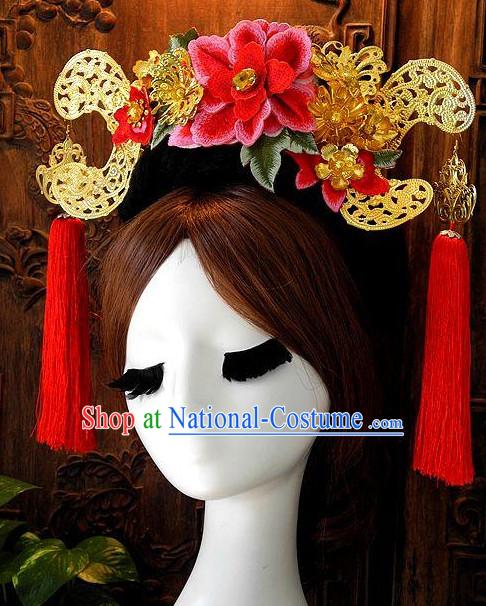 Ancient Chinese Empress Princess Queen Hair Style Accessories Hair Sticks Clips Hair Pin Hair Pieces Combs Ancient Chinese Chopsticks Asian Wedding Bridal Hair Ornaments Crown