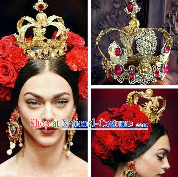 Top Handmade Imperial Royal European Hat for Queen