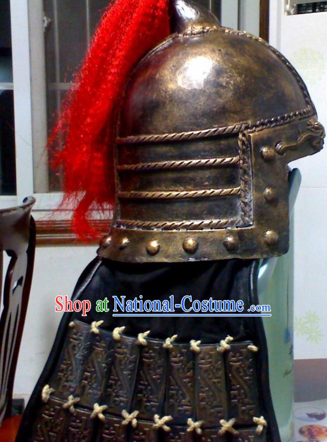 Ancient Chinese General Fighter Helmet Hat for Men