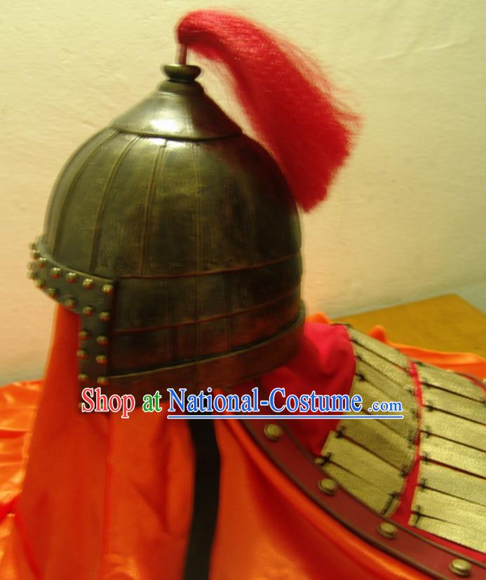 Ancient Chinese General Fighter Helmet Hat for Men