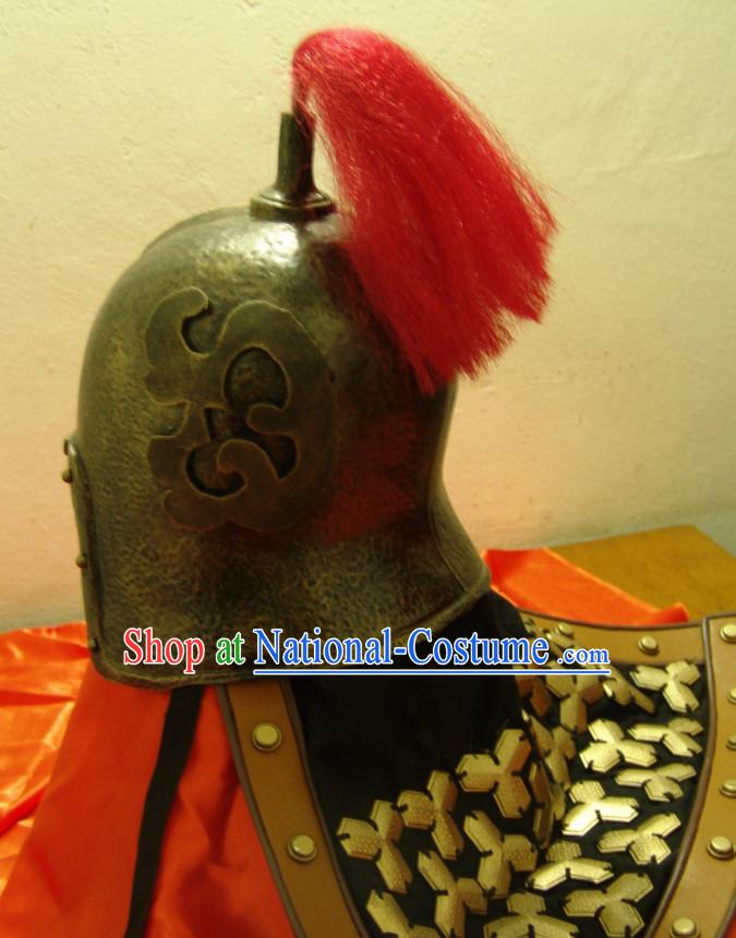 Ancient Chinese General Fighter Helmet Hat for Men