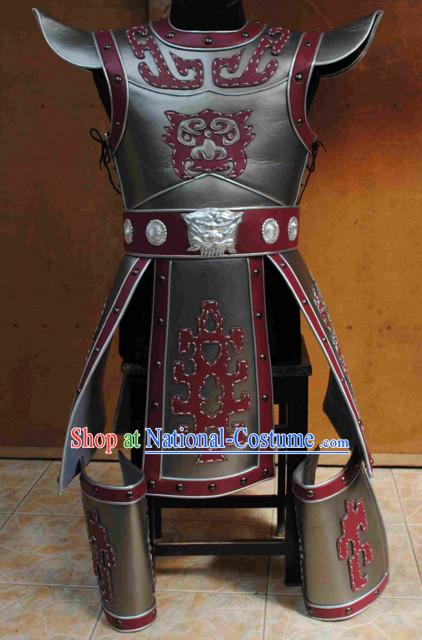 Chinese General Ancient Armor Costumes Complete Set for Men