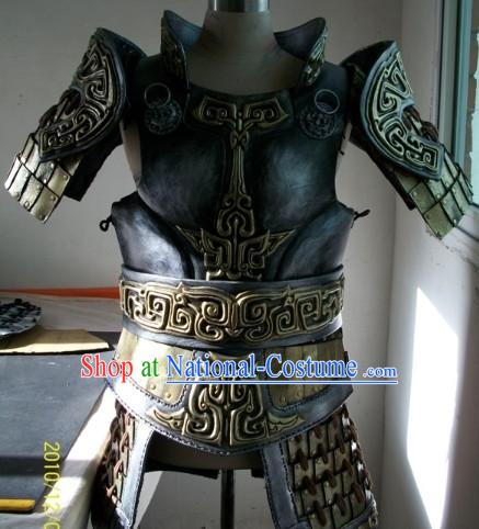 Chinese General Fighter Knight Ancient Armor Costumes Complete Set for Men